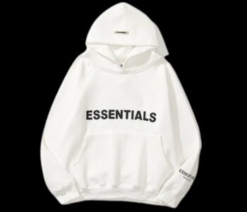 White Essentials Hoodie
