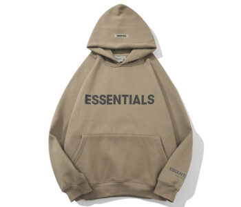 Essentials Khaki Basic Hoodie