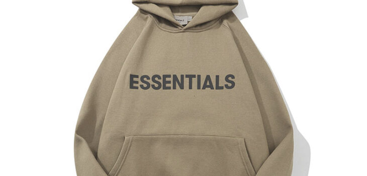 Essentials Khaki Basic Hoodie