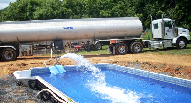 Swimming Pool Water Delivery