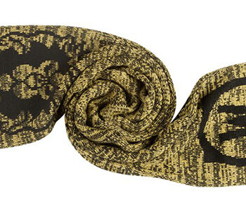 Black and Gold Scarf