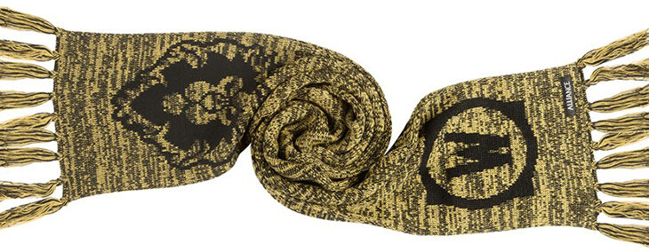 Black and Gold Scarf
