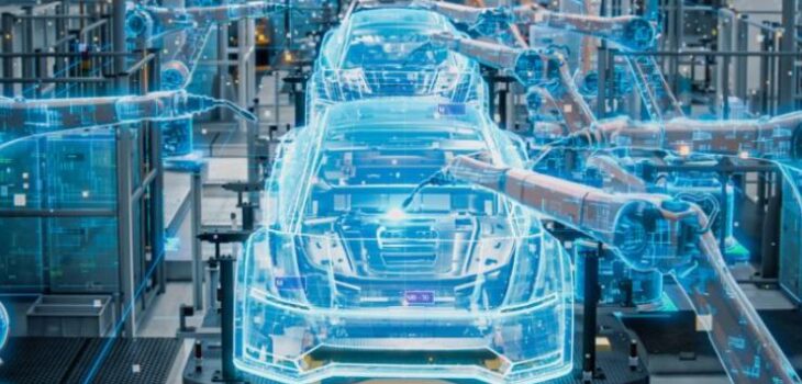 futuristic car factories