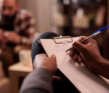 Digital therapy: Keyboards link counselors and clients, revolutionizing mental health care accessibility and convenience.