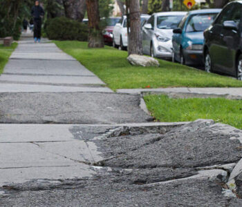 cement sidewalk repair