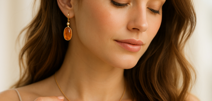 Orange Kyanite jewelry