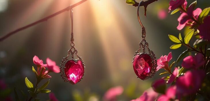 Rhodochrosite Earrings