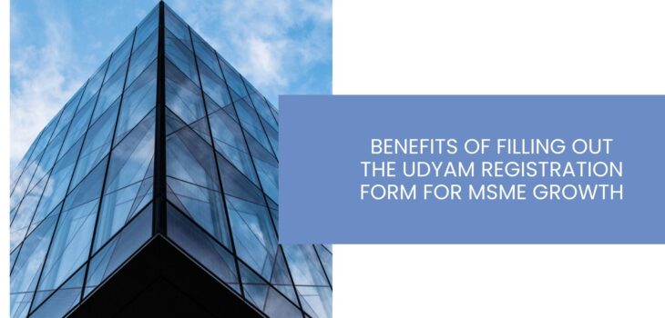 Benefits of filling out the Udyam registration form for MSME growth