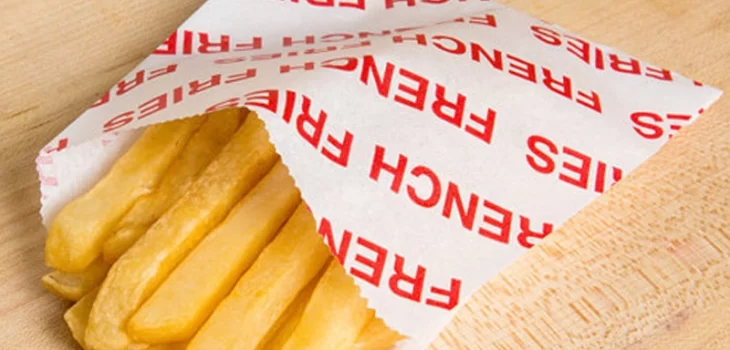 Custom fry paper