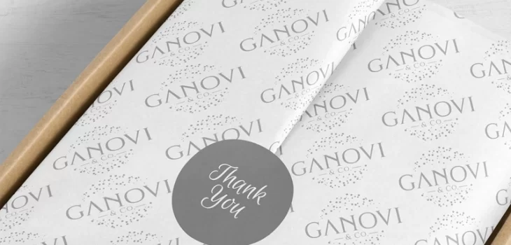 Printed tissue paper